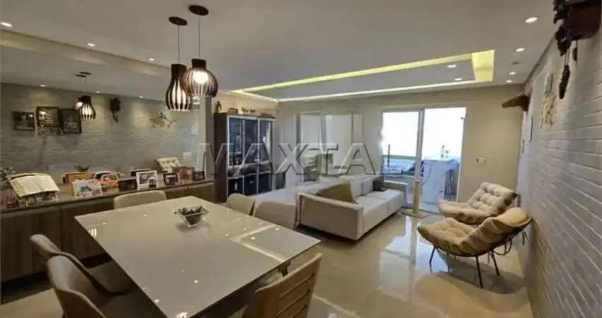 Apartamento 103m² para alugar em Santana, 3 quartos, sendo 2 suites, 3 vagas e lazer completo.