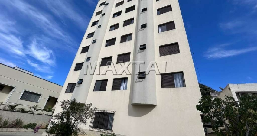 Apartamento 60m² para venda 100 metros da Avenida Braz Leme, 2 quartos, 2 banheiro e 1 vaga.