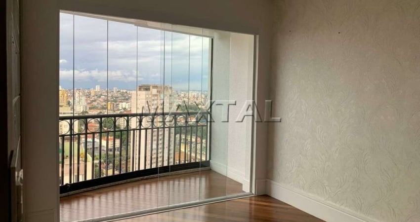 Apartamento 78m² para alugar em Santana, 2 quartos, 2 banheiros, 2 vagas fixas e lazer completo.