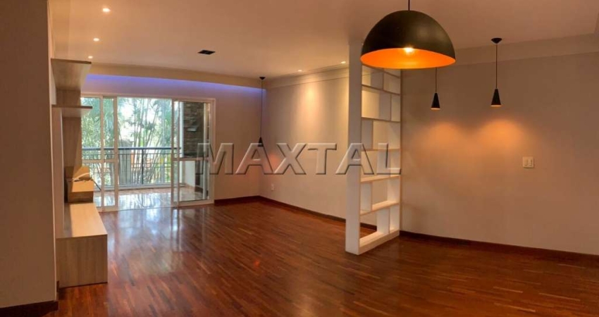 Apartamento de 105m² à venda no Tremembé, 3 quartos, 4 banheiros, 2 vagas e condominio completo