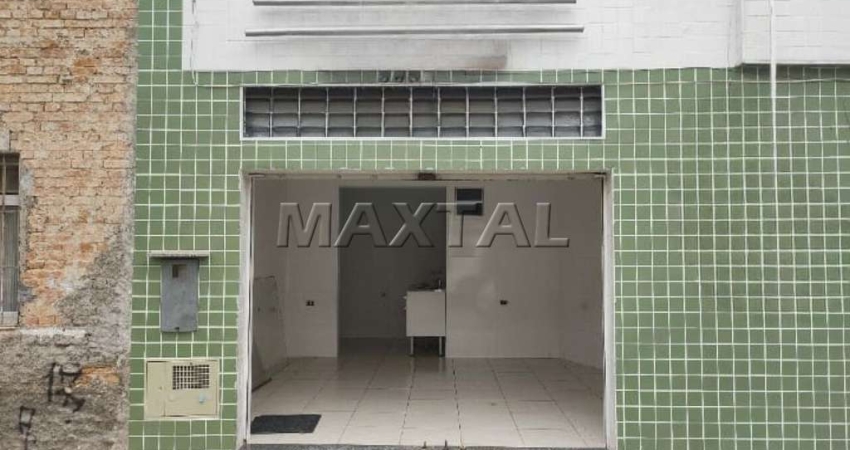Loja em Santana para locação de 27m², com porta de aço