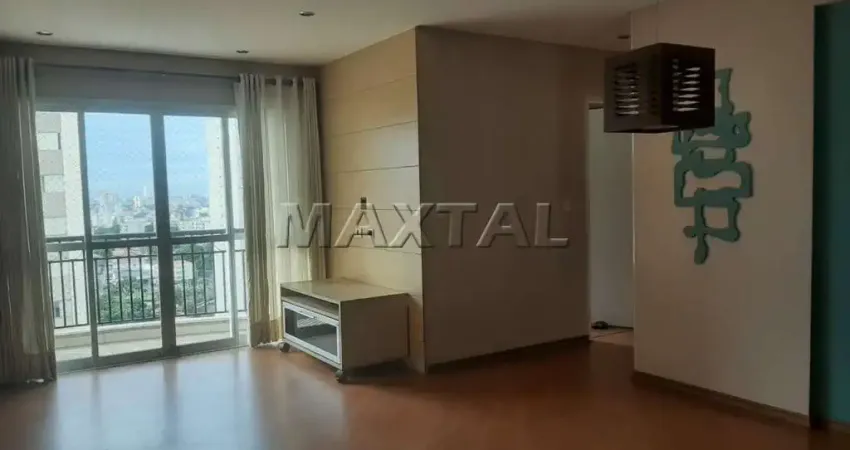 Apartamento 78m² à venda em Santana, 3 quartos, 2 banheiros, 2 vagas fixas e lazer completo.