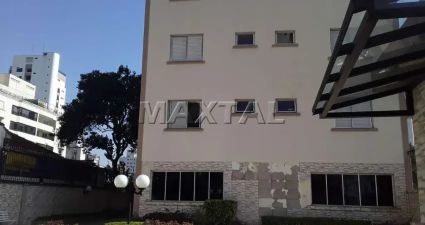 Apartamento á venda de 80m²,  com 02 quartos, 02 banheiros e 1 vaga, em Santana.