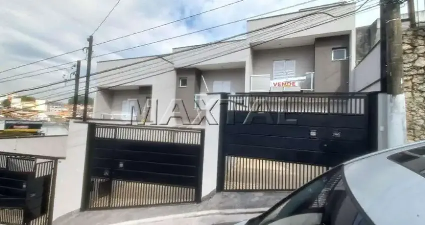 Sobrado novo à venda com 3 quartos, 3 banheiros e 2 vagas, na vila romero.