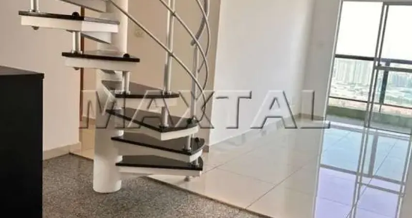 Cobertura à venda de 121m², com 2 dormitórios, 1 suíte e 2 vagas, na freguesia do ó.