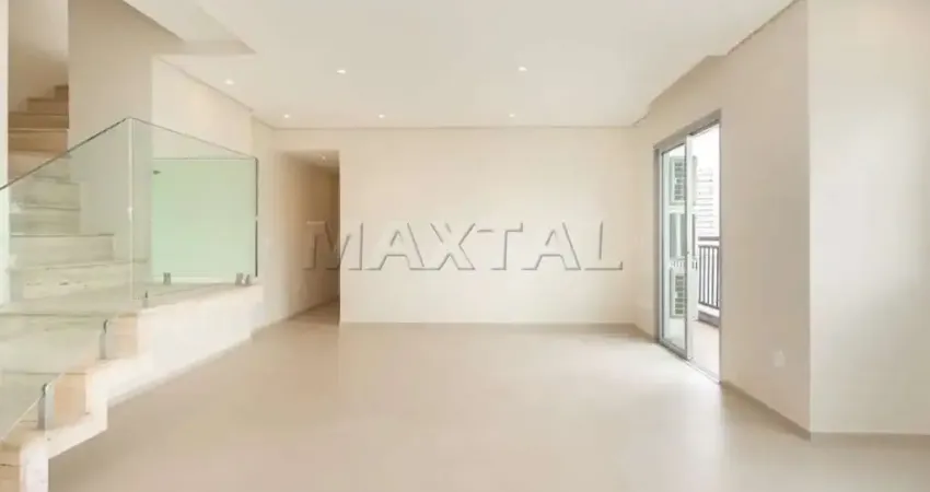 Cobertura para venda em brooklin com 4 quartos, sendo 2 suítes, 3 vagas, 264m². lazer completo