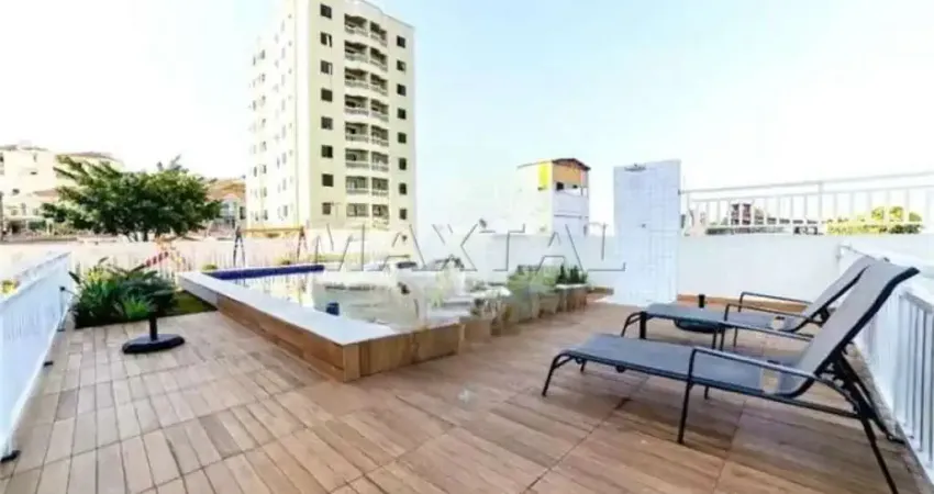 Apartamento 60m² com 2 quartos à venda em tucuruvi - sp, porteira fechada e lazer completo.