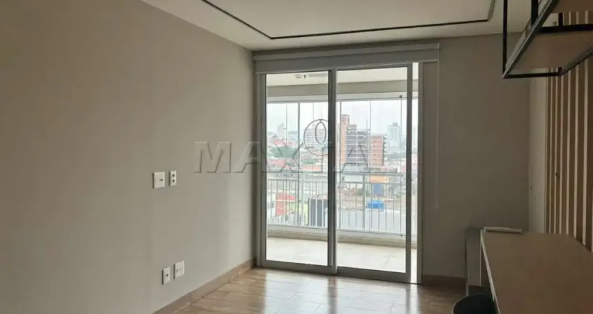 Apartamento 60m² com varanda gourmet em santana para alugar, 1 dormitório, 2 banheiros e 1 vaga.