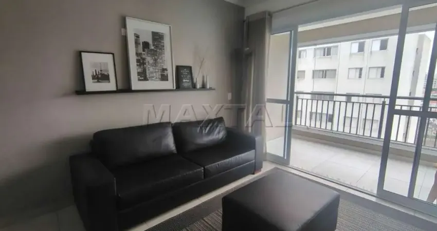 Studio para locação de 42m² com 1 suite e  2 vagas de garagem, mobiliado, em santana.