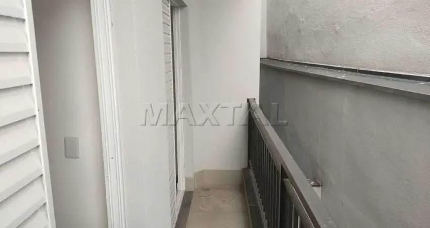 Apartamento para locação no parque mandaqui, de 42m² com 2 dormitórios e sacada.