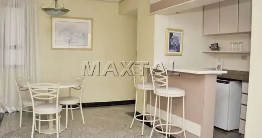 Flat residencial na região de santana com 50m², com 1 banheiro e 1 vaga com manobrista.