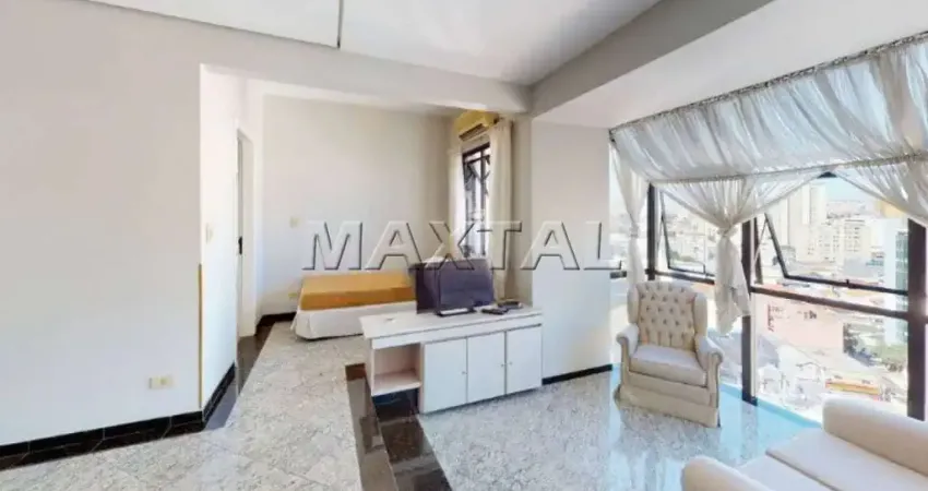 Flat à venda 1 dormitório, 1 banheiro com hidromassagem, lazer, 1 vaga em santana próximo do metrô.