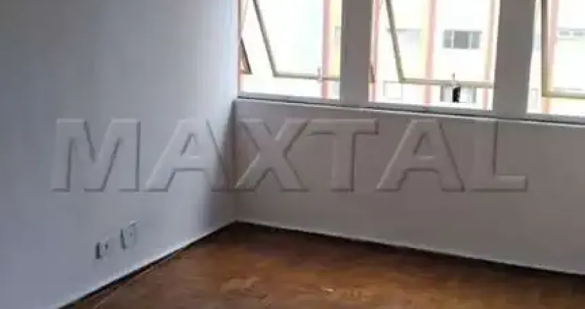 Apartamento para locação de 43m², com 1 dormitório e sala, no centro, república.