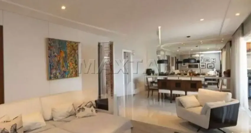 Apartamento para locação de 170m², 3 quartos, 3 suítes e 4 vagas de garagem, em santana.