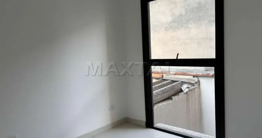 Apartamento 30m² para alugar em santana, 2 quartos, sala acoplada com cozinha, a 50 metros do metro.