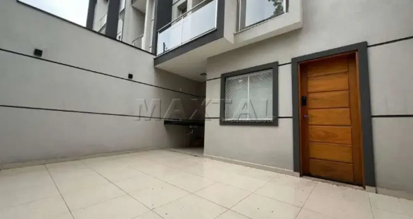 Sobrado para locação de 135m², com 3 dormitórios e 2 vagas, na água fria.