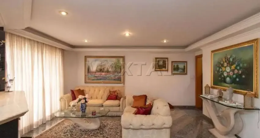 Apartamento de alto padrão à venda na vila maria alta, 4 dormitórios, 4 vagas, mobiliado e varanda.