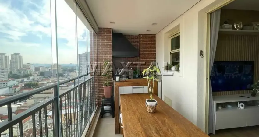 Lindo Apartamento com Varanda Gourmet a 500 m do Metrô Santana ? 1 Vaga Locação
