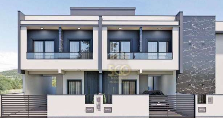 Sobrado com 3 dormitórios à venda, 112 m² por R$ 595.000,00 - Sertão do Maruim - São José/SC