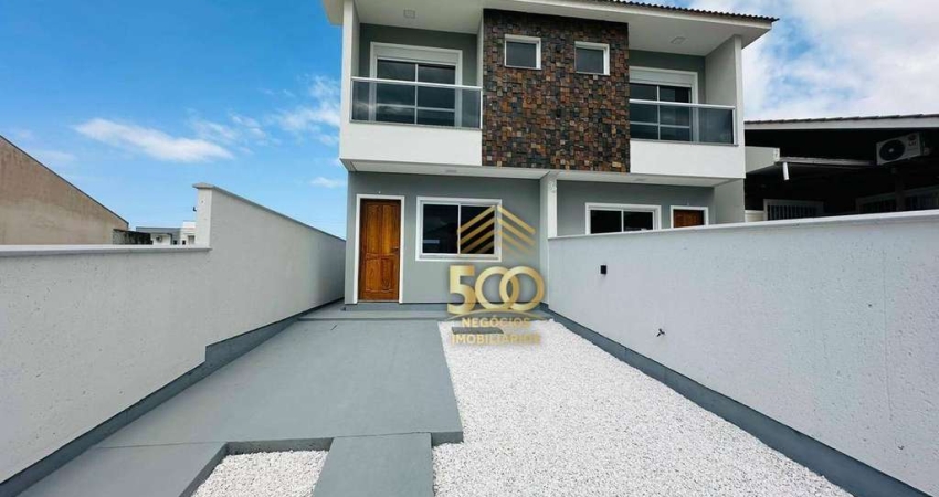Sobrado com 2 dormitórios à venda, 80 m² por R$ 475.000,00 - Loteamento vale verde - Palhoça/SC