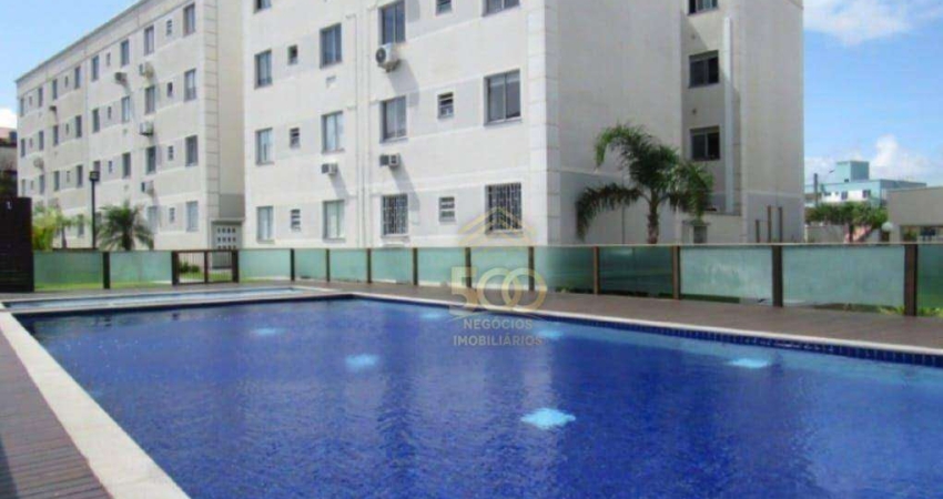 Apartamento com 2 dormitórios para alugar, 49 m² por R$ 2.500/mês - Roçado - São José/SC