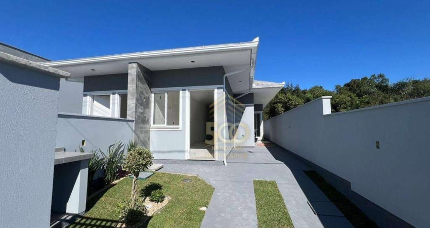 Casa com 2 dormitórios com suíte, por R$ 385.000 - Forquilhas - São José/SC