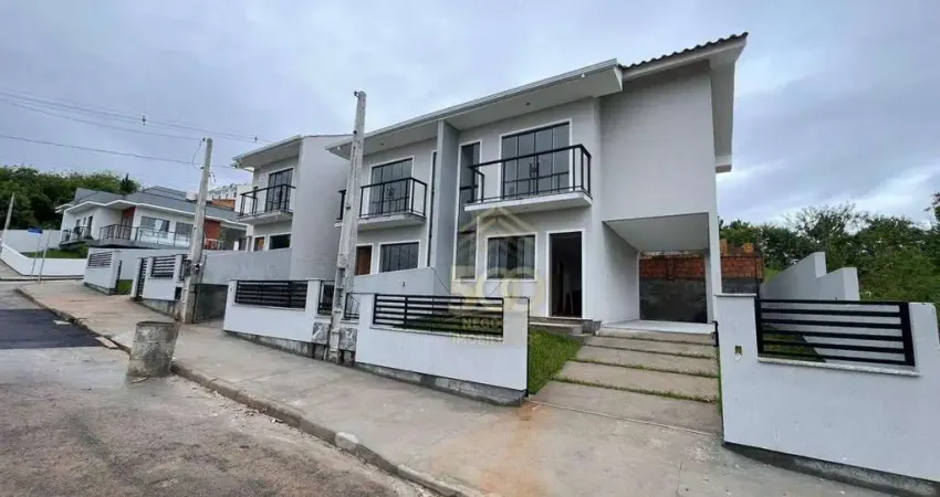 Sobrado com 3 dormitórios com suíte à venda, 95 m² por R$ 490.000 - Potecas - São José/SC