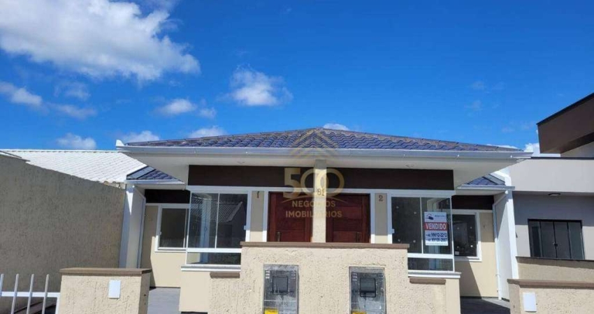 Casa geminada com 2 dormitórios à venda, 50 m² por R$ 330.000 - Bela Vista - Palhoça/SC