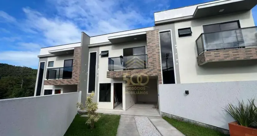 Sobrado com 3 dormitórios à venda, 124 m² por R$ 585.000,00 - Potecas - São José/SC