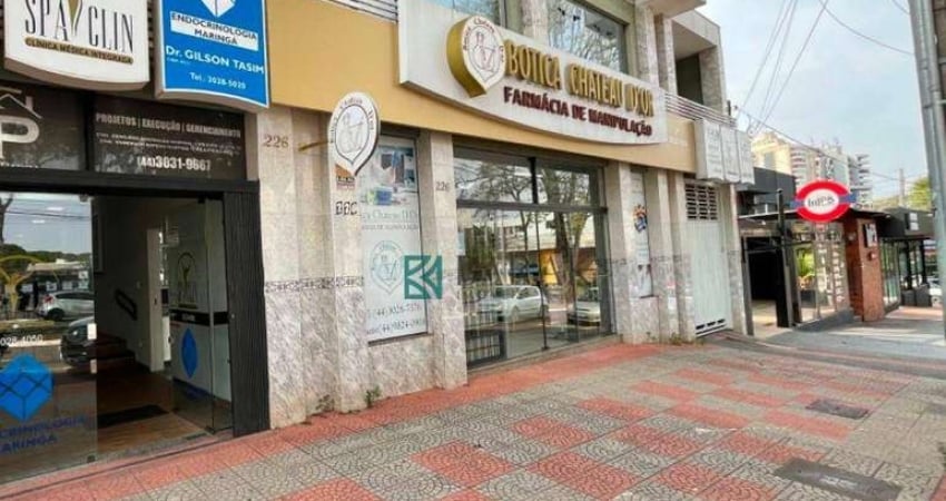 Sala para alugar, 150 m² por R$ 3.800,00/mês - Zona 04 - Maringá/PR