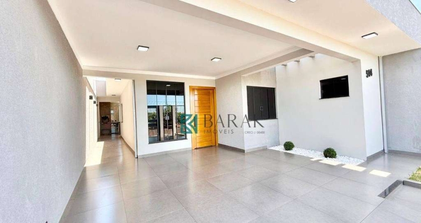 Casa com 1 suíte + 2 quarto à venda, 110 m² por R$ 552.000 - Jardim Oriental - Maringá/PR