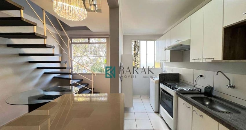 Apartamento Duplex semimobiliado com 1 suíte + 1 quarto para alugar, 114 m² por R$ 2.250/mês - Zona 06 - Maringá/PR