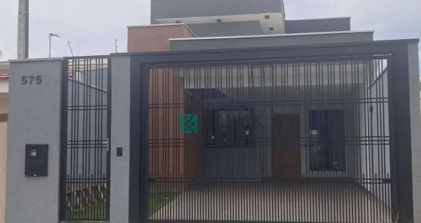 Casa com 3 dormitórios à venda, 102 m² por r$ 575.000,00 - jardim paris - maringá/pr