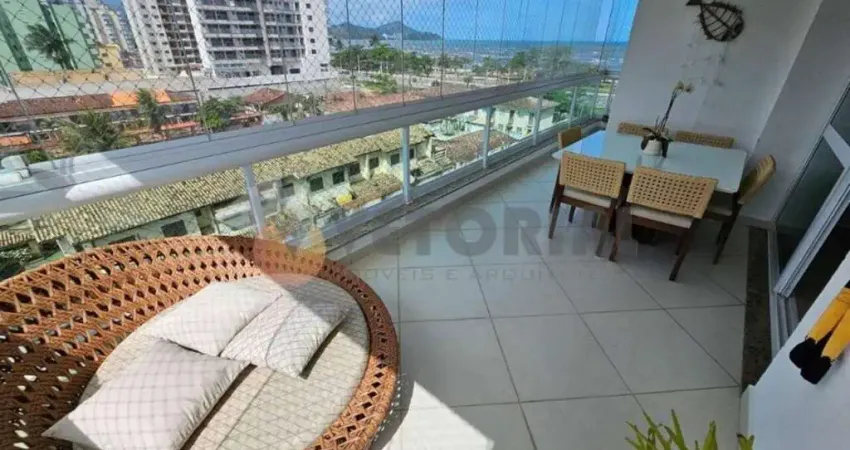 Apartamento à venda em caraguatatuba, parque balneário poiares, com 3 quartos, 115m²