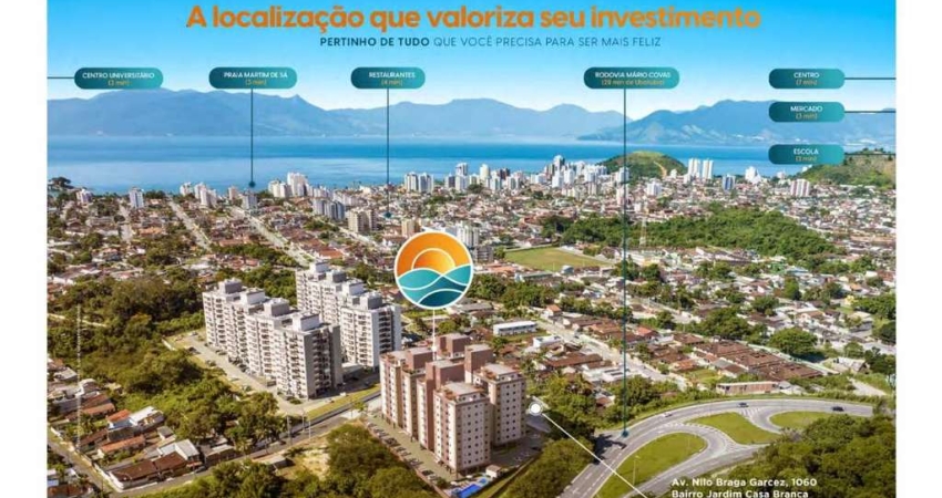 APARTAMENTOS DE 62M² COM 2 DORMITORIOS NO BAIRRO DA MARTIM DE SÁ - CARAGUATATUBA SP