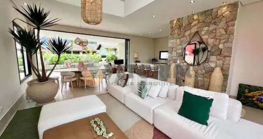 Sobrado em condomínio à venda em caraguatatuba, costa nova, com 5 quartos, 340m²