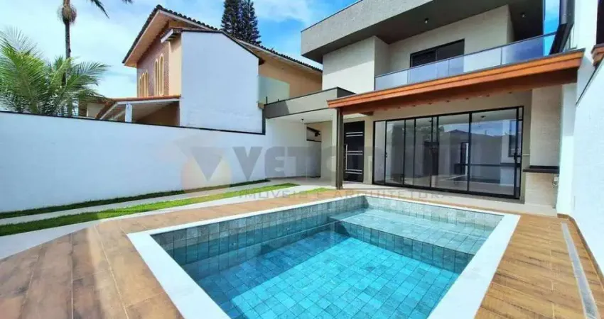 Sobrado à venda em Caraguatatuba, Capricornio 1, com 4 quartos, 162m²