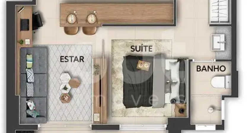 Kitnet / Stúdio à venda na Avenida Aquidaban, 280, Vila Lídia, Campinas