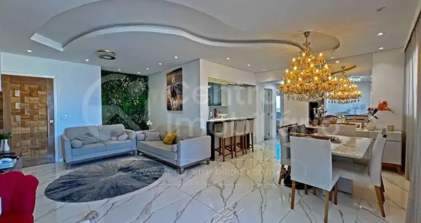 Apartamento à venda com 3 quartos (2 suítes) em peruíbe, no bairro centro