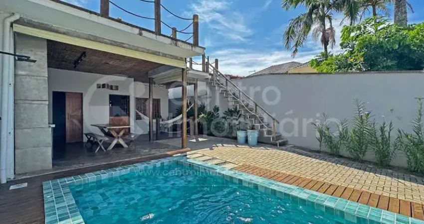 Casa à venda com piscina e 2 quartos em peruíbe, no bairro cidade nova peruíbe