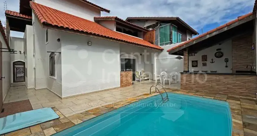 Casa à venda com piscina e 4 quartos em peruíbe, no bairro balneário casa blanca