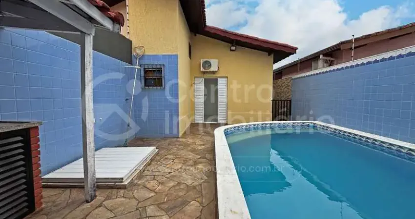 Casa à venda com piscina e 2 quartos em peruíbe, no bairro stella maris