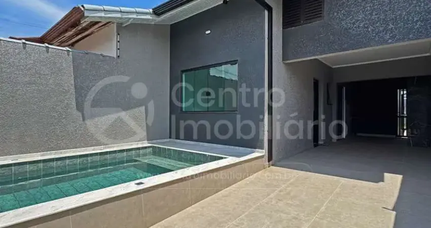 Casa à venda com piscina e 2 quartos em peruíbe, no bairro jardim brasil