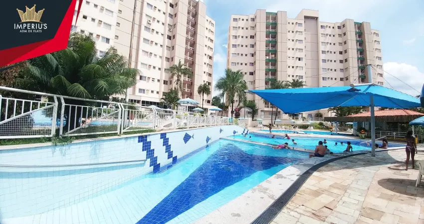 Apartamento de 02 quartos para venda no ecologic park em caldas novas-go