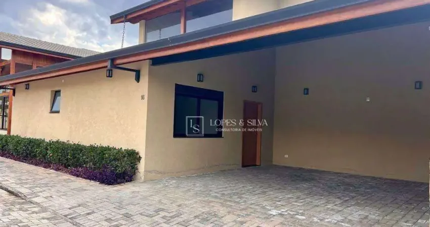 Casa com 3 dormitórios, sendo 2 suítes, disponível para locação no condomínio quinta das figueiras, atibaia, sp