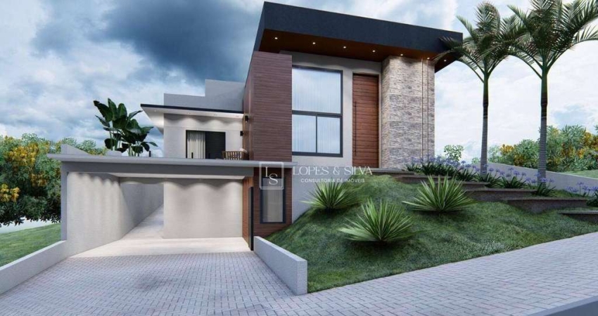 Casa com 4 dormitórios à venda, 241 m² por R$ 1.900.000 - Condomínio Figueira Garden - Atibaia/SP