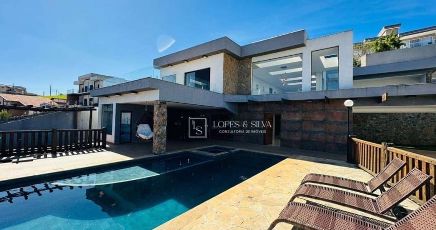 Casa com 5 dormitórios à venda, 570 m² por R$ 3.200.000,00 - Condomínio Residencial Santa Fé III - Joanópolis/SP