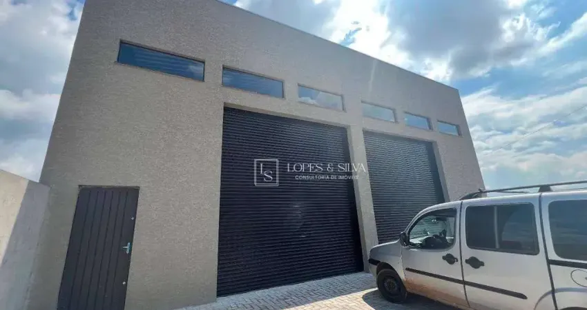 Galpão com 238m² com mezanino disponivel para alugar no bairro ressaca, atibaia, sp