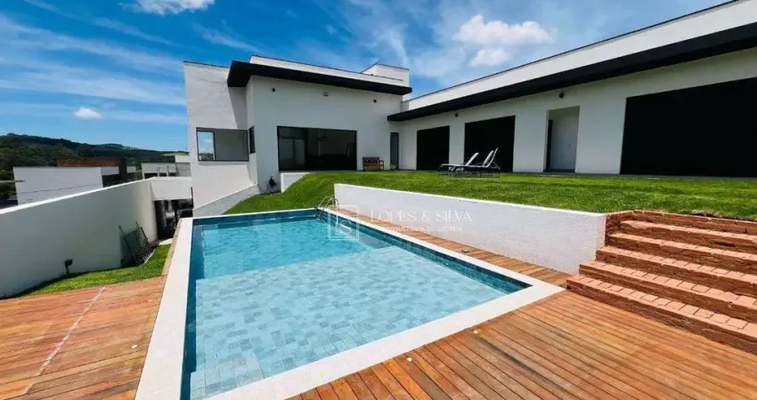 Casa com 3 dormitórios para alugar, 308 m² por r$ 16.542,69 - condomínio residencial reserva ecológica atibaia - atibaia/sp