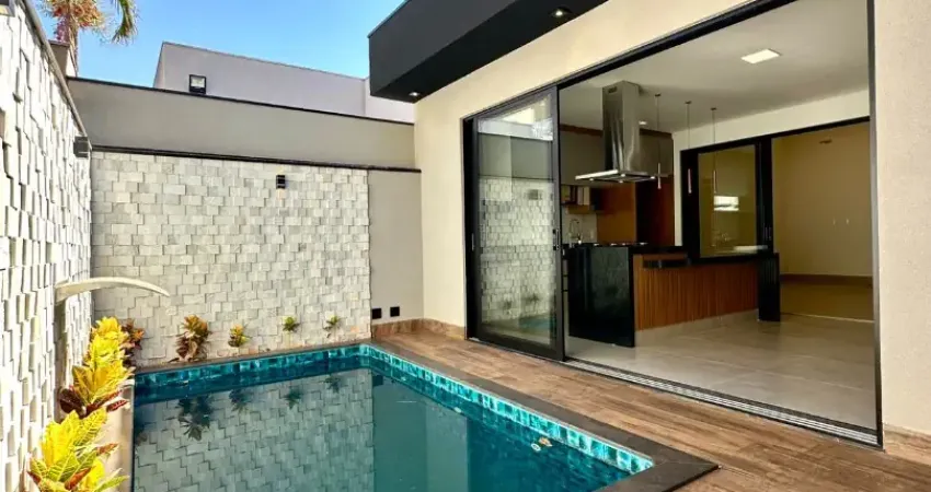 Casa térrea à venda, com 3 suítes e escritório, em condomínio fechado no recreio das acácias, ribeirão preto /sp